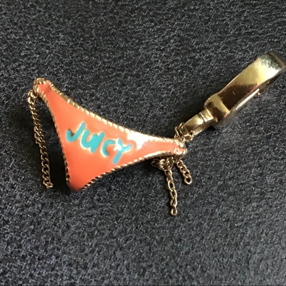 Juicy Couture Jewelry - LE HTF JUICY COUTURE BIKINI BOTTOM CHARM W/ TASSEL